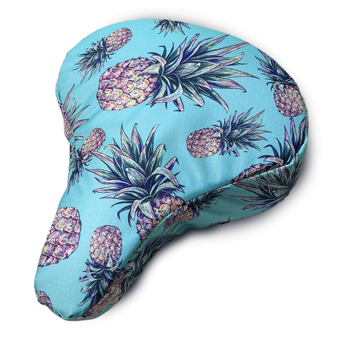 Pineapple Fantasy Cushy Bike Seat Cover - Newport Cruisers