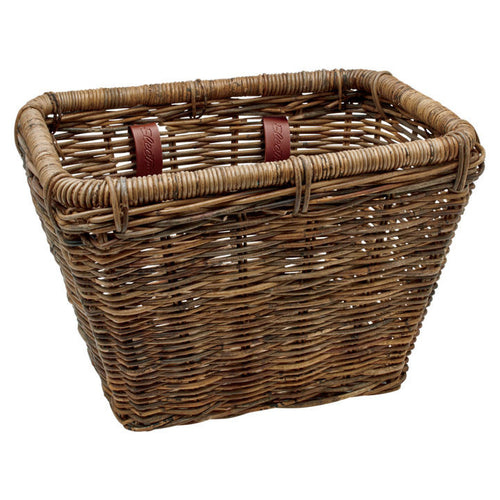 Rattan Rectangular Basket Brown - Newport Cruisers