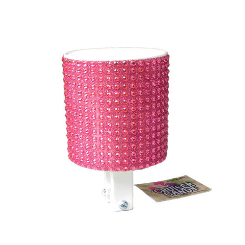 Soft Pink Rhinestone Cup Holder - Newport Cruisers