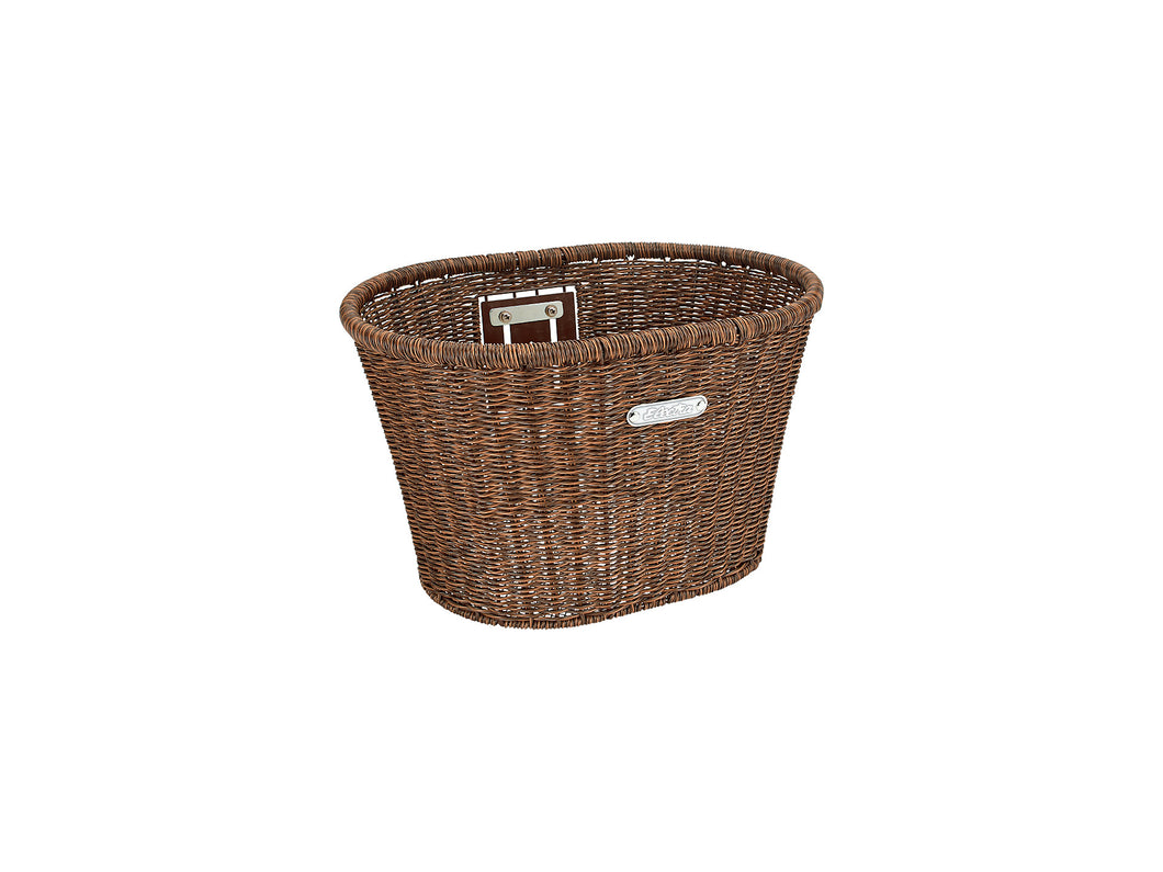 Copy of Plastic Woven Basket Dark Brown      Available 10.24.20 - Newport Cruisers