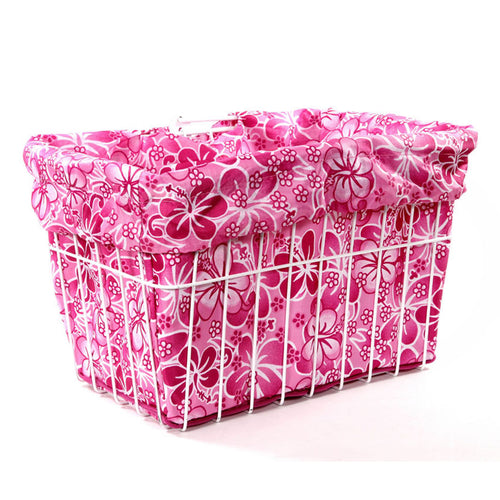 Pink Hawaiian Basket Liner - Newport Cruisers