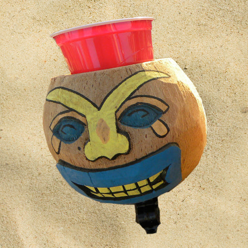 Coconut Cup Holder Sad Face - Newport Cruisers