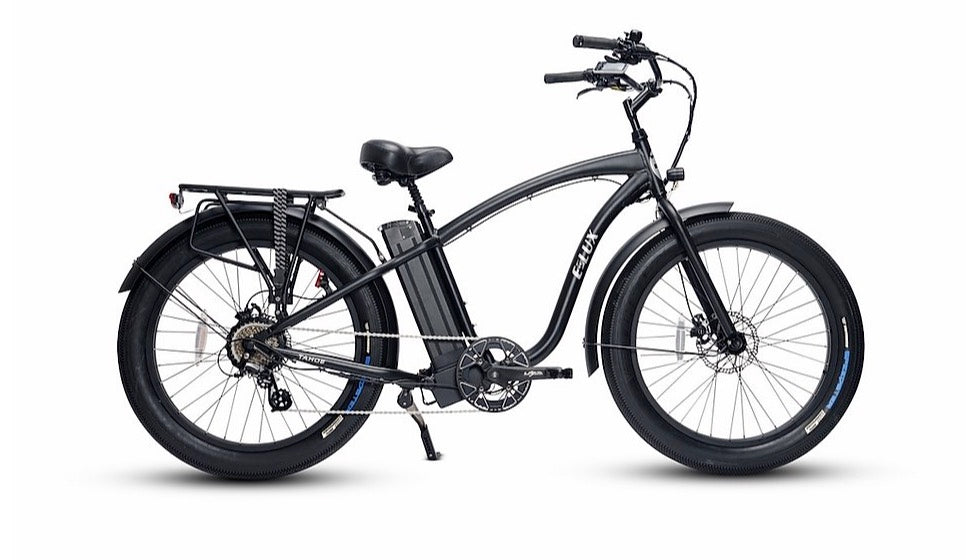Tahoe Classic  Step Over Electric Bike   E Lux Tahoe Classic Fat Tire  Step Thru/ Electric   Battery Upgrade to a 21 Amp. 70 Mile range in perfect conditions:)  Black Friday Special - Newport