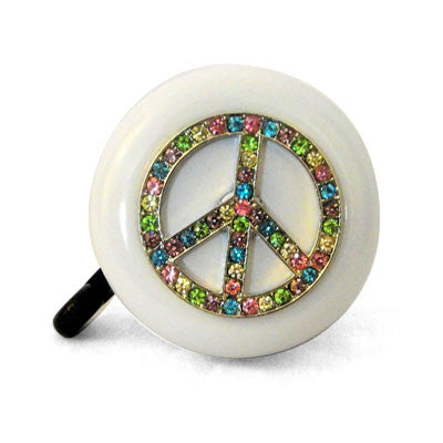 Rainbow Peace Bling Bell - Newport Cruisers