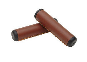 Hand-Stitched Grips Vintage Brown - Newport Cruisers