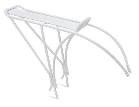 Townie Alloy Rear Rack White - Newport Cruisers