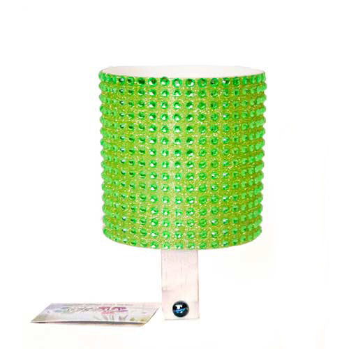 Green Rhinestone Cup Holder - Newport Cruisers