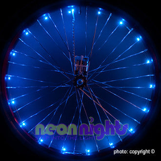 Wheel Lights Turquoise - Newport Cruisers